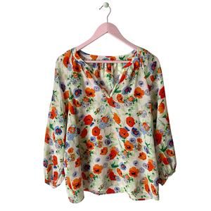 Joie Silk Floral Blouse